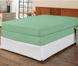 Kit 2 Capas Protetora Colchão Casal 30cm Alt. Ideal Para Cama Box Com zíper Malha Algodão