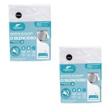 Kit 2 Capas Protetoras de Cama - O Silencioso - Solteiro e Casal Kit 2 Capas Protetoras de Cama - O Silencioso - Solteiro e Casal