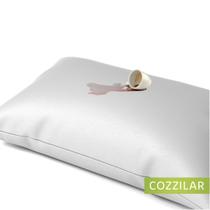 Kit 2 Capas Protetoras de Travesseiro Impermeável 70x50cm Premium Com Zíper Cozzilar
