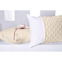 Kit 2 Capas Travesseiro de Corpo 1,30x40 cm Fronha Impermeável Matelada C/ Zíper