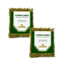 Kit 2 Capim Limão Folhas Desidratadas 30g Chamel Original Kit 2 Capim Limão Folhas Desidratadas 30g Chamel Original