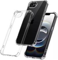Kit 2 Capinha Case Capa Trasnparente TPU Anti Impacto Iphone 16e