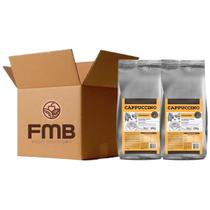 Kit 2 Cappuccino Com Lactose Tradicional FMB Cremoso 1 Kg
