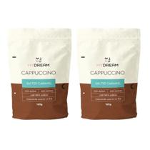 Kit 2 Cappuccino Salted Caramel Sem Lactose E Açúcar My Dream 320g Kit 2 Cappuccino Salted Caramel Sem Lactose E Açúcar My Dream 320g