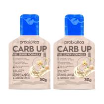 Kit 2 Carb Up Probiótica Gel Super Fórmula Sabor Baunilha Sachê 30g