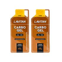 Kit 2 Carbo Gel 2x40 gramas Sabor Caramelo Lavitan Cimed Especificação Sabor:Caramelo Kit 2 Carbo Gel 2x40 gramas Sabor Caramelo Lavitan Cimed Especificação Sabor:Caramelo