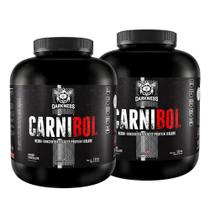 Kit 2 Carnibol Isolado Proteína Carne 1,8Kg Choco Darkness - Integralmedica