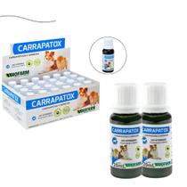 Kit 2 Carrapatox 20ml Carrapaticida Sarnicida Cães Biofarm Kit 2 Carrapatox 20ml Carrapaticida Sarnicida Cães Biofarm