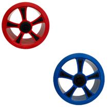 Kit 2 Carretilhas De Plástico Para Pipa 21cm Kit 2 Carretilhas De Plástico Para Pipa 21cm