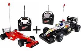 kit 2 Carrinho Carro Controle Remoto Formula 1 kit 2 Carrinho Carro Controle Remoto Formula 1