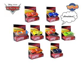 Kit 2 Carrinho Disney Pixar Carros 3 Roda Livre 13cm Toyng Kit 2 Carrinho Disney Pixar Carros 3 Roda Livre 13cm Toyng