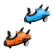 Kit 2 Carrinho fricção brinquedo astronauta lembrancinha festa infantil prenda presente miniatura