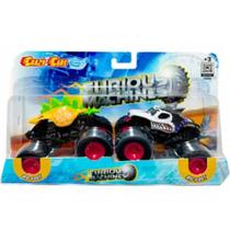 Kit 2 Carrinhos Furious Machine Blister C/02 Monster MUTT FM009 - Sapico Kit 2 Carrinhos Furious Machine Blister C/02 Monster MUTT FM009 - Sapico