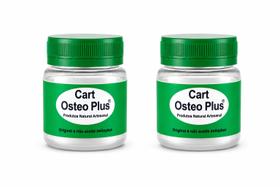 Kit 2 Cart Osteo Plus Sem Sabor 15 Cápsulas 500mg Suplemento Alimentar