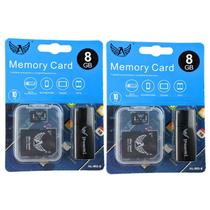 Kit 2 Cartão De Memória 8Gb Com 2 Adaptadores Amplie Sua Capacidade De Armazenamento Capture Momentos Inesquecíveis