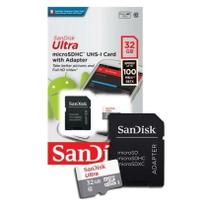 Kit 2 Cartão Memória 32Gb Micro Sd Ultra Sandisk