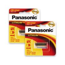 Kit 2 Cartela Bateria Lítio Panasonic Cr123A 2 Unidades - Yellow Cell