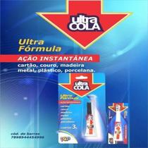 Kit 2 Cartela Cola Super Bond Ultra Forte 24 Un Cola Rapido