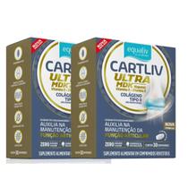 Kit 2 Cartliv Ultra MDK Colágeno Tipo 2 60caps Equaliv (uc Ii)