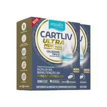 Kit 2 Cartliv Ultra MDK Colageno Tipo 2 Equaliv 30 Comprimidos