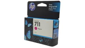 Kit 2 cartuchos de tinta hp 711 magenta e ciano