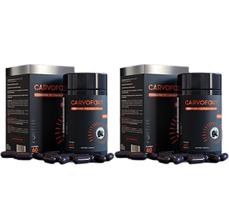 Kit 2 Carvofort Piridoxina + Carvão Ativado 60 Caps Fortlife