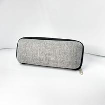 Kit 2 case estojo de tecido com zíper para óculos receituário alta durabilidade
