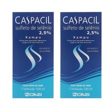 Kit 2 Caspacil shampoo 100ml. Cazi