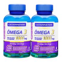 Kit 2 Catarinense Ômega 3 1000mg 120 Cápsulas