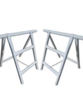 Kit 2 Cavalete Andaime Construção Multifuncional 100x100 Cm