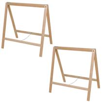 Kit 2 Cavaletes Base Tampos de Mesa Dobrável 75x80cm 140Kg Belfix Kit 2 Cavaletes Base Tampos de Mesa Dobrável 75x80cm 140Kg Belfix