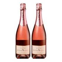 Kit 2 Cavas Bonaval Brut Garnacha Rosé Espanha 750ml