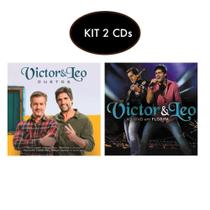 Kit 2 CDs Victor & Leo - Duetos e Ao Vivo em Floripa