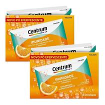KIT 2 Centrum Imunidade Pó Sabor Laranja com 12 Sachês KIT 2 Centrum Imunidade Pó Sabor Laranja com 12 Sachês