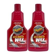 Kit 2 cera cleaner wax liquida meguiars a1216 473ml