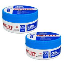 Kit 2 Cera Finalizadora Antifrizz 160g - Infinity Kit 2 Cera Finalizadora Antifrizz 160g - Infinity