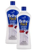 Kit 2 Cera Líquida Para Pisos Brilho Fácil Incolor 750ml