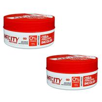 Kit 2 Cera Modeladora Antifrizz Incolor 160g - Infinity