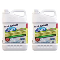 Kit 2 Ceras Acrilica Master Impermeabilizante Antiderrapante 5L