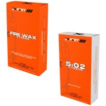 Kit 2 Ceras Premium Sílica e Carnaúba Automotivo Brilho Intenso e Longa Duração Preteção Uv - Expert