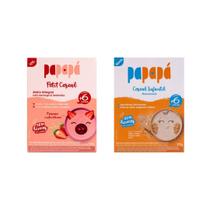 Kit 2 Cereal Infantil Papapá Aveia Morango Multicereais 340g