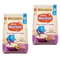 Kit 2 Cereal Mucilon Infantil Ameixa e Aveia 180g - Nestlé Kit 2 Cereal Mucilon Infantil Ameixa e Aveia 180g - Nestlé