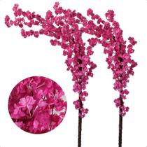 Kit 2 Cerejeira Curva Japonesa Cores Artificial Sem Vaso Decor