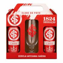 Kit 2 Cerveja Artesanal Imigração 473ml + Copo Oficial Inter Kit 2 Cerveja Artesanal Imigração 473ml + Copo Oficial Inter