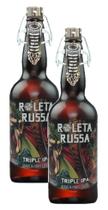 Kit 2 Cerveja Artesanal Roleta Russa Triple Ipa 500Ml