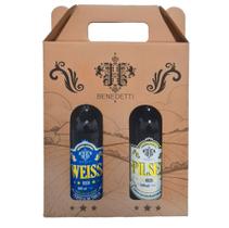 Kit 2 Cervejas Artesanais Benedetti 600ml Pilsen e stout Kit 2 Cervejas Artesanais Benedetti 600ml Pilsen e stout