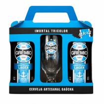 Kit 2 Cervejas Artesanal Imigração 473ml Copo Oficial Grêmio Kit 2 Cervejas Artesanal Imigração 473ml Copo Oficial Grêmio