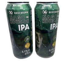 Kit 2 Cervejas Mago De Houblon Latão 473Ml Ipa Bodebrown