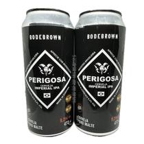 Kit 2 Cervejas Perigosa 9,2% Bodebrown Imperial Ipa 473ml