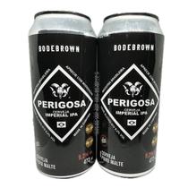 Kit 2 Cervejas Perigosa 9,2% Bodebrown Imperial Ipa 473Ml